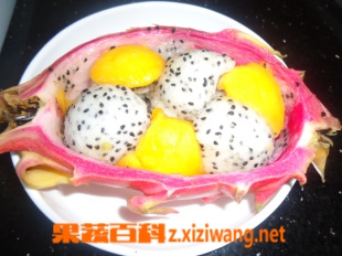 香芒火龙果西米露材料和制作步骤
