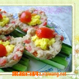 圣女果香腸盞材料和做法