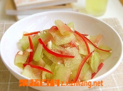 凉拌西瓜皮怎么做好吃 凉拌西瓜皮做法步骤