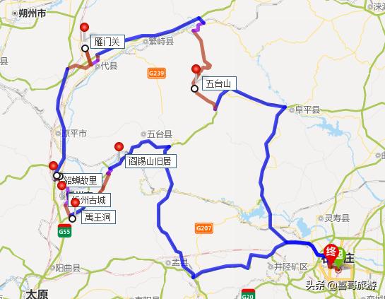 石家庄出发想自驾游三天,有哪些地方、什么路线值得推荐?