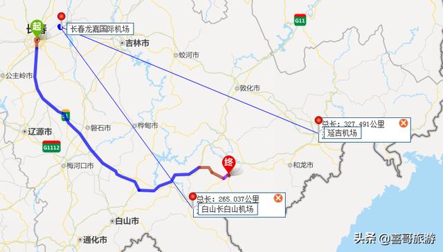 从长春出发去长白山旅游,该怎样规划路线?
