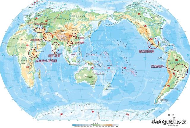 世界哪些高原人口分布较密集?