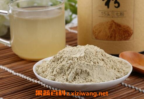 三七粉的功效与作用及食用方法