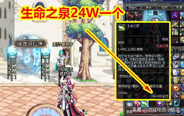 dnf迷你艾力斯宠物外观 dnf生命之泉怎么获得
