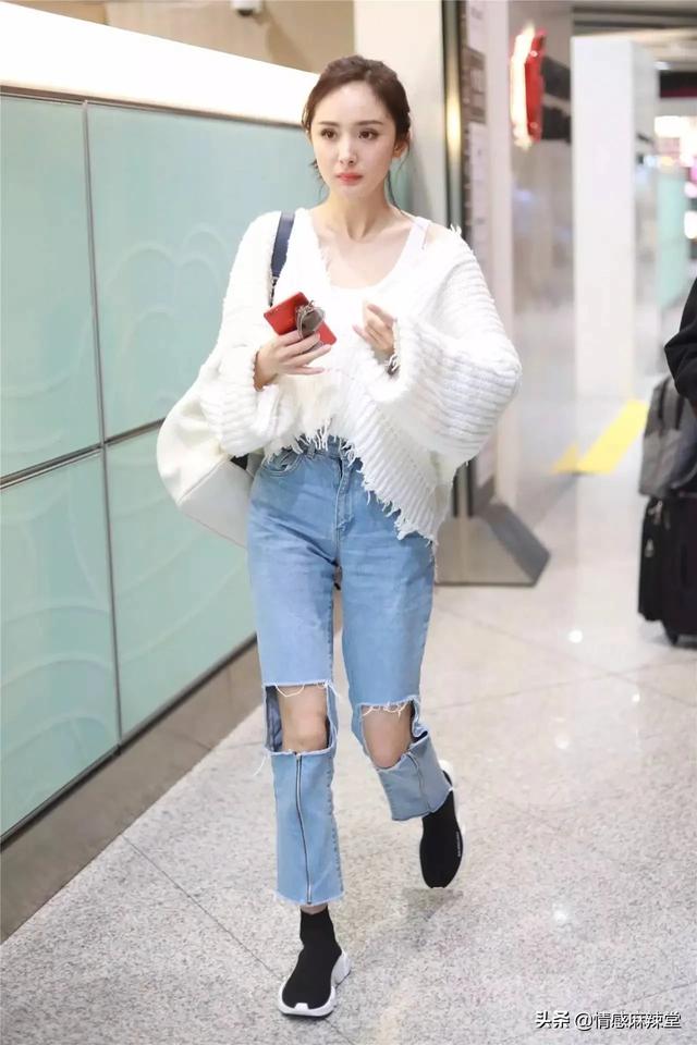 现在的有些女孩子为什么喜欢穿破洞牛仔裤？