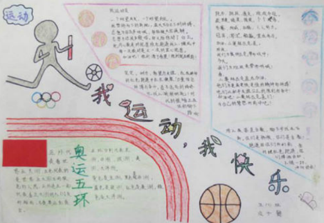 关于喜迎十四运手抄报图片