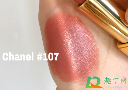 Chanel2020圣诞新色唇膏107什么颜色