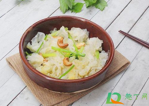银耳泡好了可以直接凉拌吗