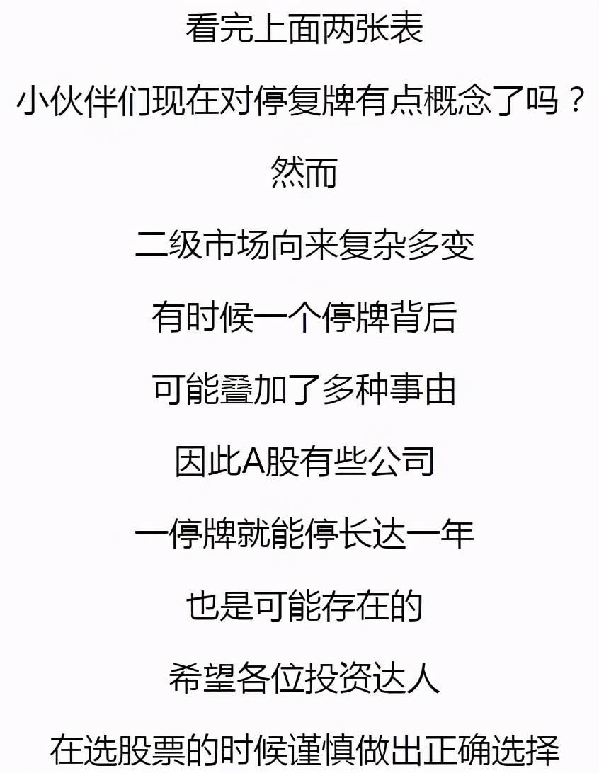 股票停牌复牌规则 停牌多久复牌