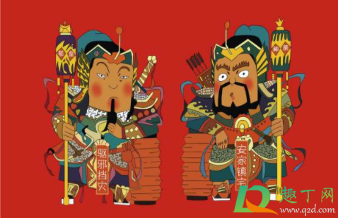贴门神贴的是谁