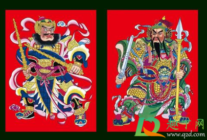 门神只能贴大门吗