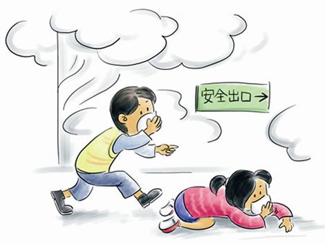 学生火灾逃生方法