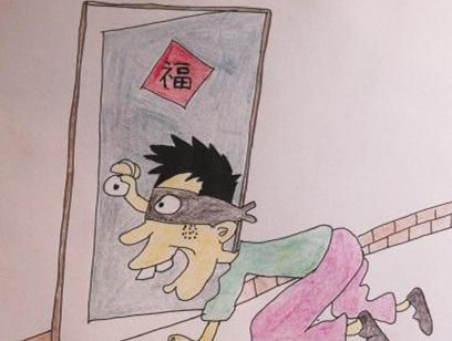 孕妇在家遇到小偷撬门怎么办