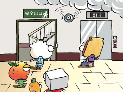 家中发生火灾的逃生技巧