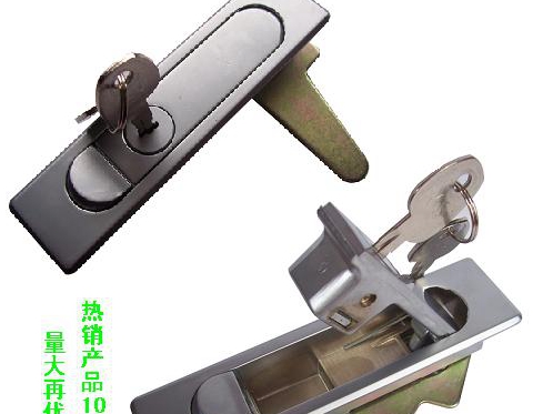 带门磁功能的电控箱锁