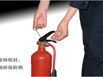 干式灭火器使用方法