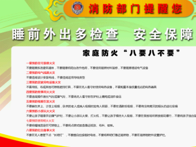 家庭消防隐患排查表