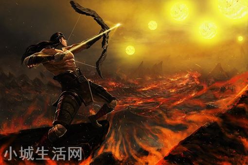 大羿射日还是后羿射日?