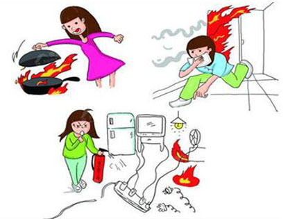 家庭火灾自救措施