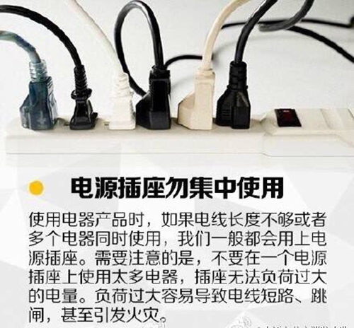 家電防火安全常識