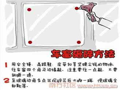 如何正确使用火车逃生窗逃生