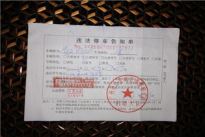 机动车处罚单查询