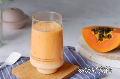 木瓜和牛奶榨汁苦了能喝吗