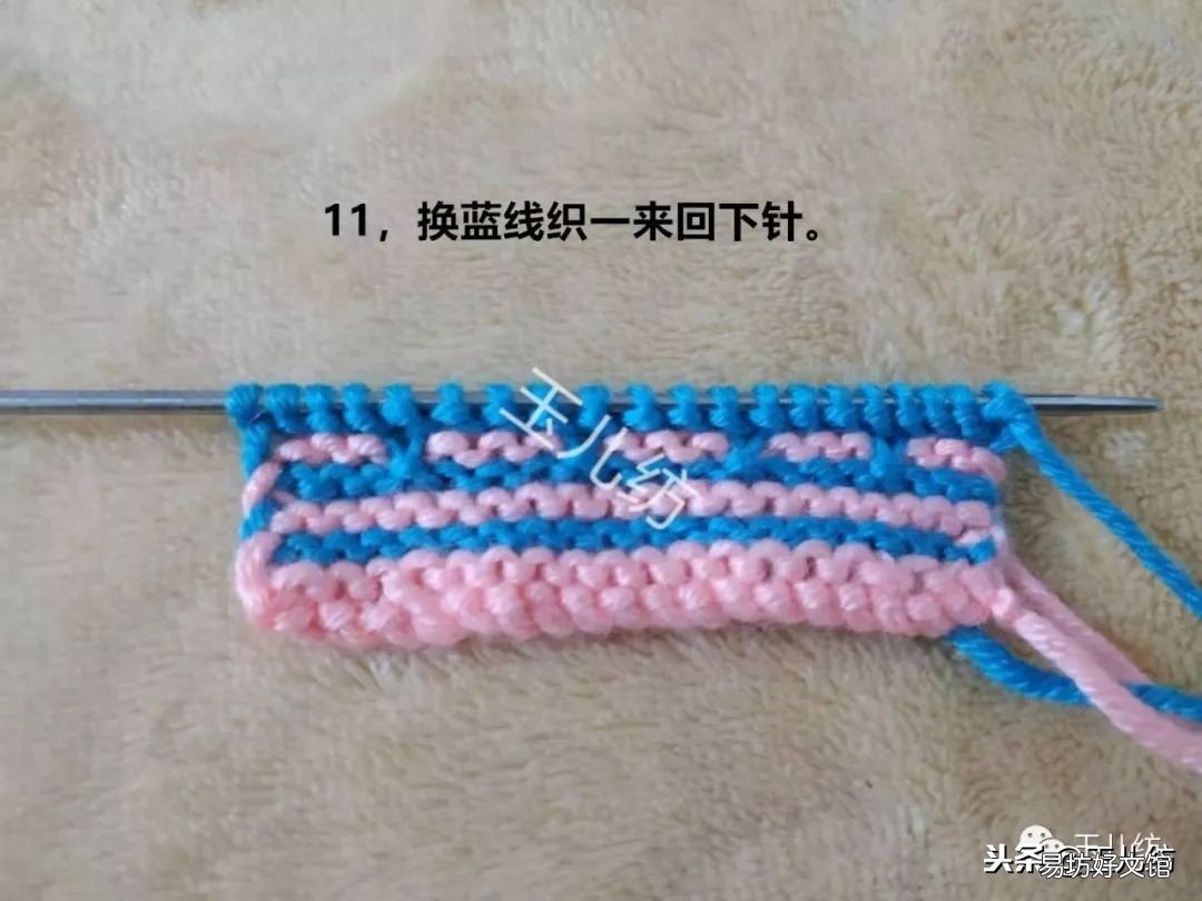 图解新式毛线拖鞋零基础教程 学打毛线拖鞋新花样慢动作