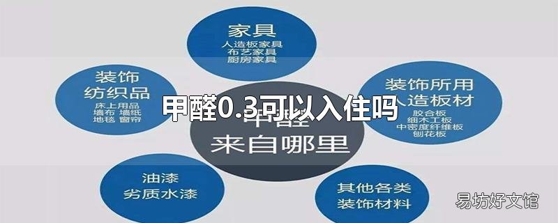 甲醛0.3可以入住吗_甲醛0.3可以入住吗