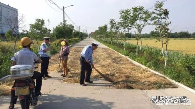 洒水车向农户晾晒的小麦浇水,你怎么看?为何不能体谅一下呢?