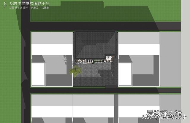 能不能推荐入户门在中间的16.5米*12米二层自建别墅户型?