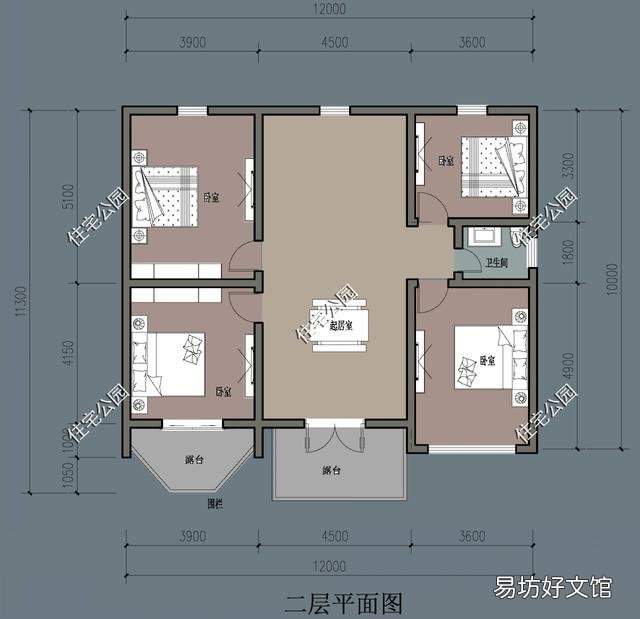 宅基地10m×12m,想回老家建栋二层小洋楼,这3栋不知道选哪个,给个意见?