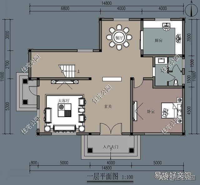 农村宅基地尺寸11米×14米,有什么好的别墅户型推荐吗?