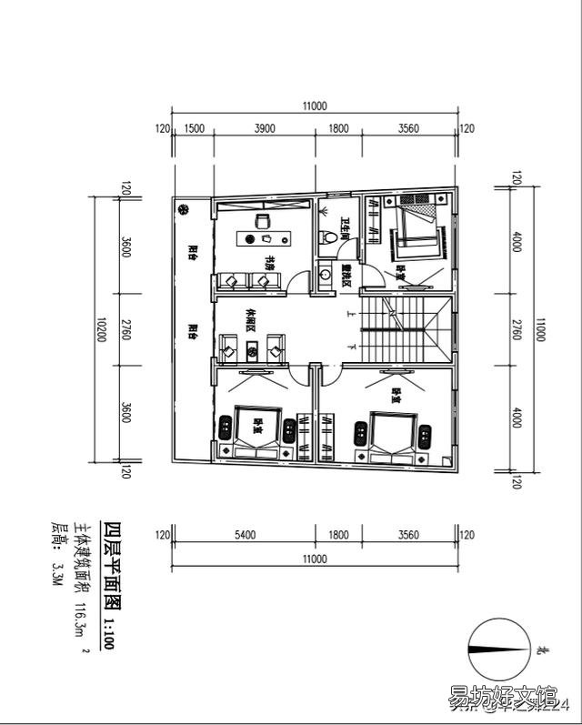 宽10米,深11米带地下室的农村自建房应该怎么设计?