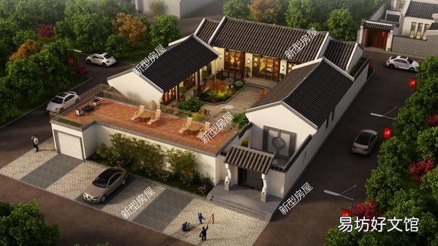 有一处18*30米的宅基地，想盖中式一层四合院，该怎么设计？