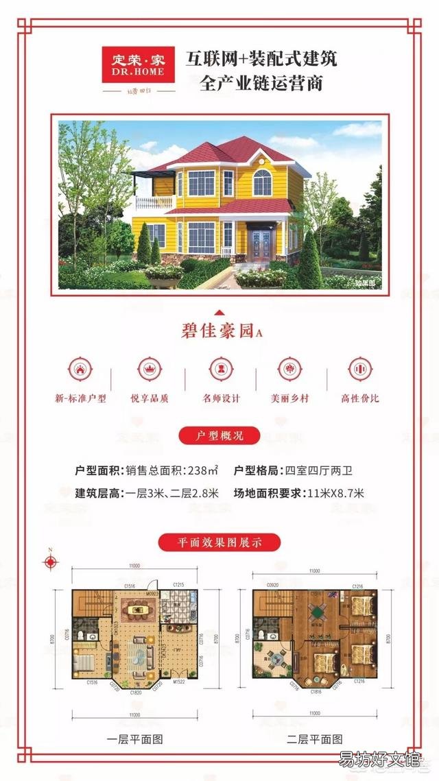 农村自建房面宽11米,进深7米怎么设计?