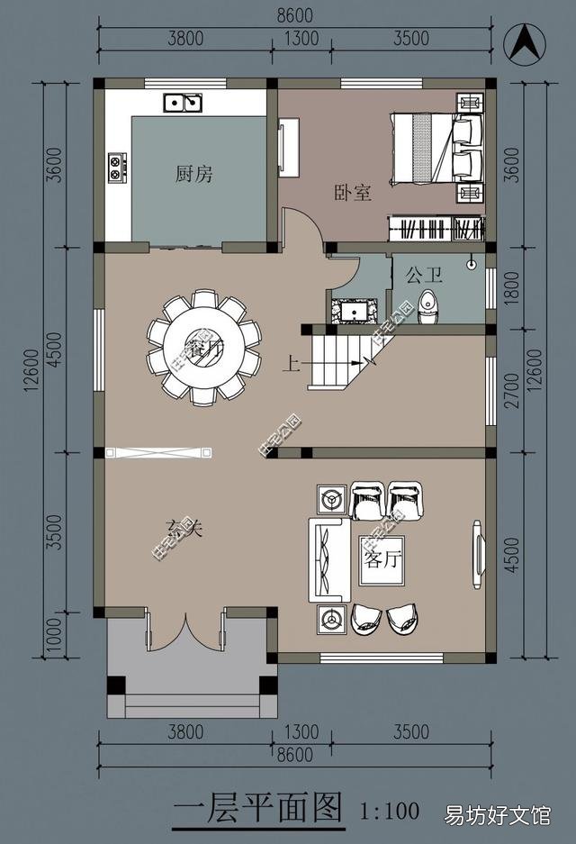12.5米长、宽8米的自建房该怎么建?