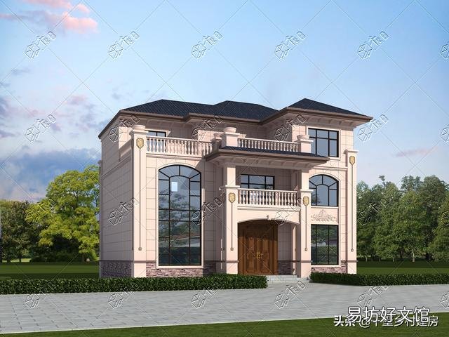 开间16米,进深12.4米怎样设计二层半房屋?