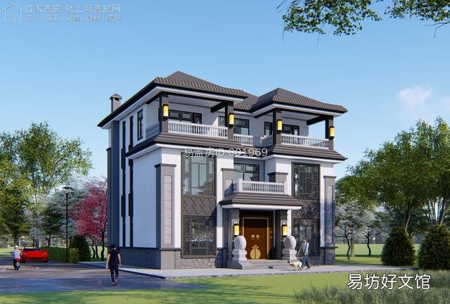 开间12米,进深12米,想建三层,一二楼大厅悬空,怎么设计方便实用?