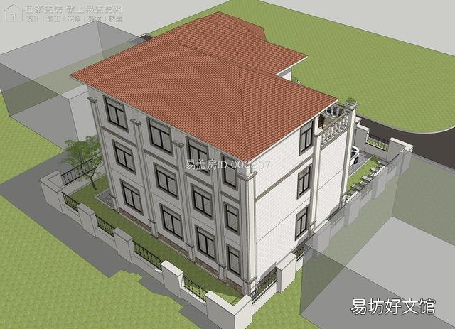 开间12米,进深12米,想建三层,一二楼大厅悬空,怎么设计方便实用?