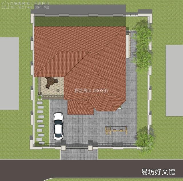 开间12米,进深12米,想建三层,一二楼大厅悬空,怎么设计方便实用?