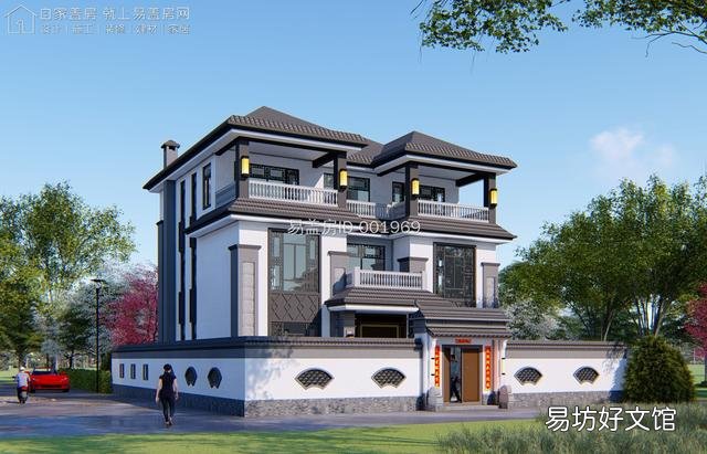 开间12米,进深12米,想建三层,一二楼大厅悬空,怎么设计方便实用?