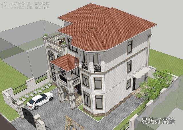 开间12米,进深12米,想建三层,一二楼大厅悬空,怎么设计方便实用?