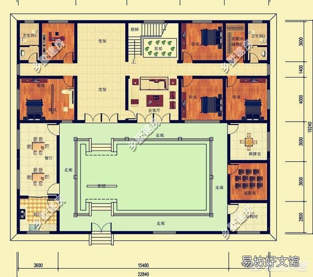 想建四合院,有没有合适的设计图分享?