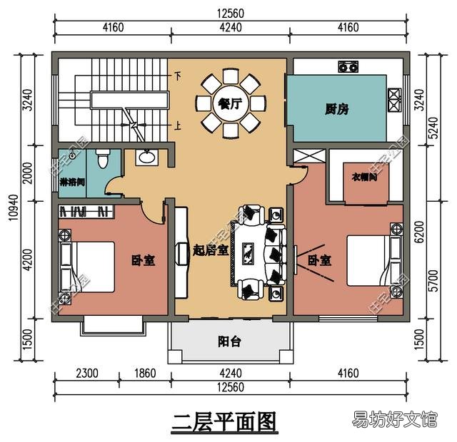 宅基地面宽12米,进深10米,想建一栋三层别墅,怎么设计?