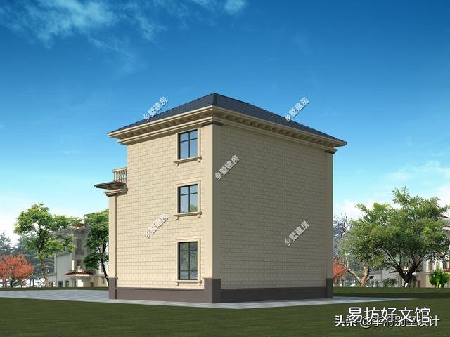 宅基地面宽12米,进深10米,想建一栋三层别墅,怎么设计?