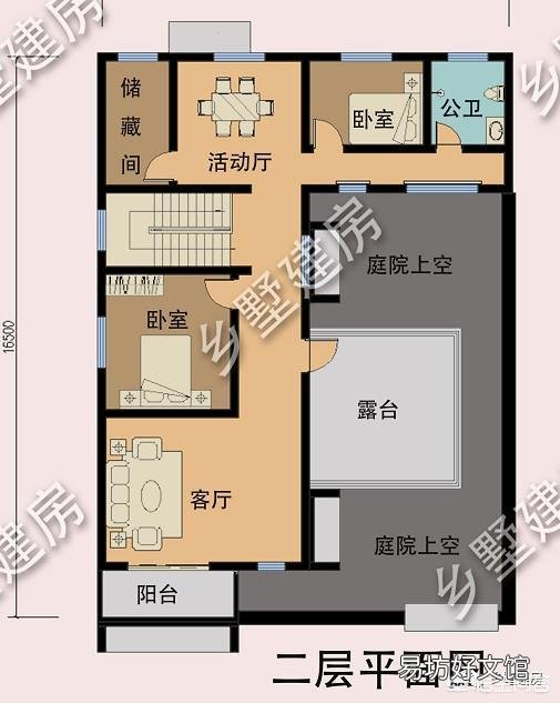 有一个宽10长20米的宅基地,两边有邻居还不能留窗户,该怎么设计?