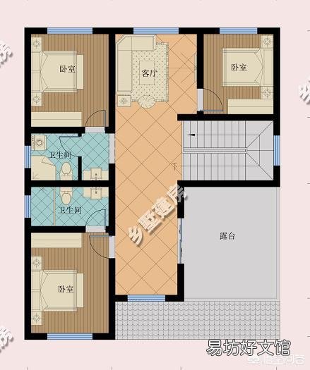 有一个宽10长20米的宅基地,两边有邻居还不能留窗户,该怎么设计?
