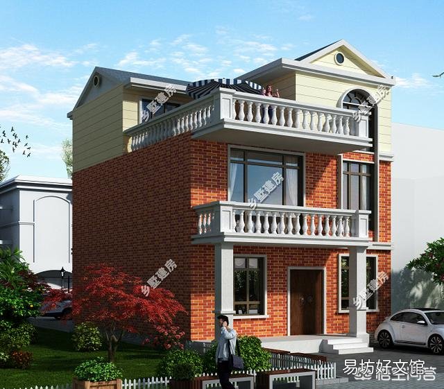 有一个宽10长20米的宅基地,两边有邻居还不能留窗户,该怎么设计?