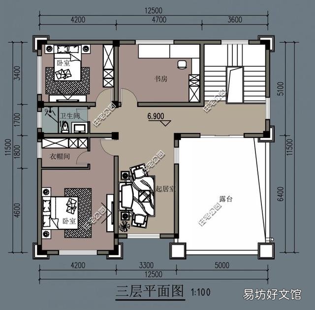 面宽12米,进深10米如何设计?